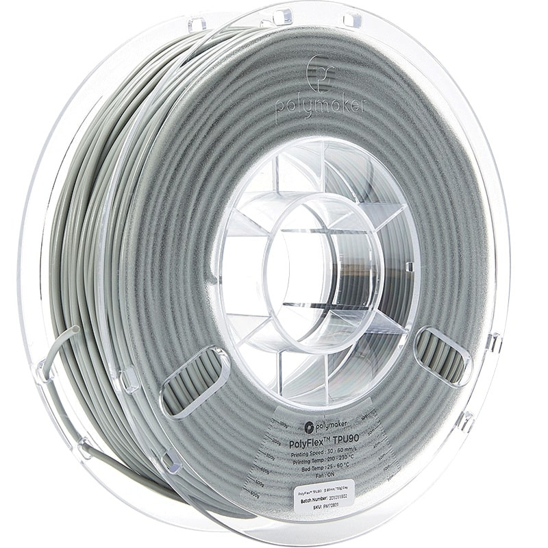 Polyflex TPU90 Gris - 2.85mm - 750 g Polyflex TPU90 Gris - 2.85mm - 750 g