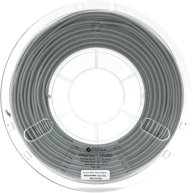 Polyflex TPU90 Gris - 2.85mm - 750 g (2) Polyflex TPU90 Gris - 2.85mm - 750 g (2)