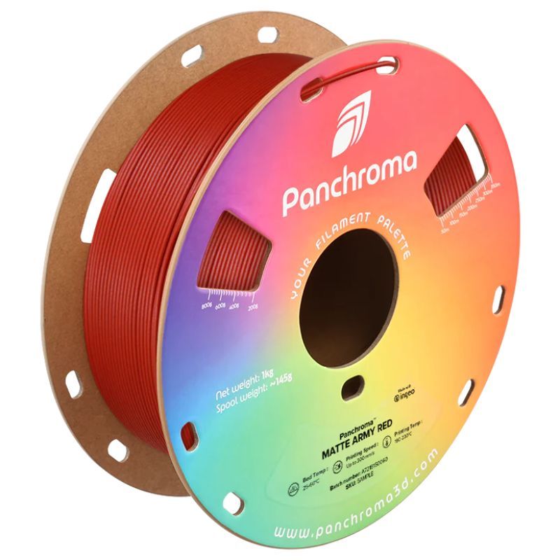 Panchroma™ PLA Matte Army Red - 1.75mm - 1kg Panchroma™ PLA Matte Army Red - 1.75mm - 1kg