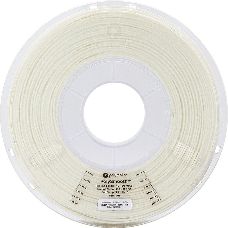 PolySmooth Blanc - 2.85mm - 750 g (2) PolySmooth Blanc - 2.85mm - 750 g (2)