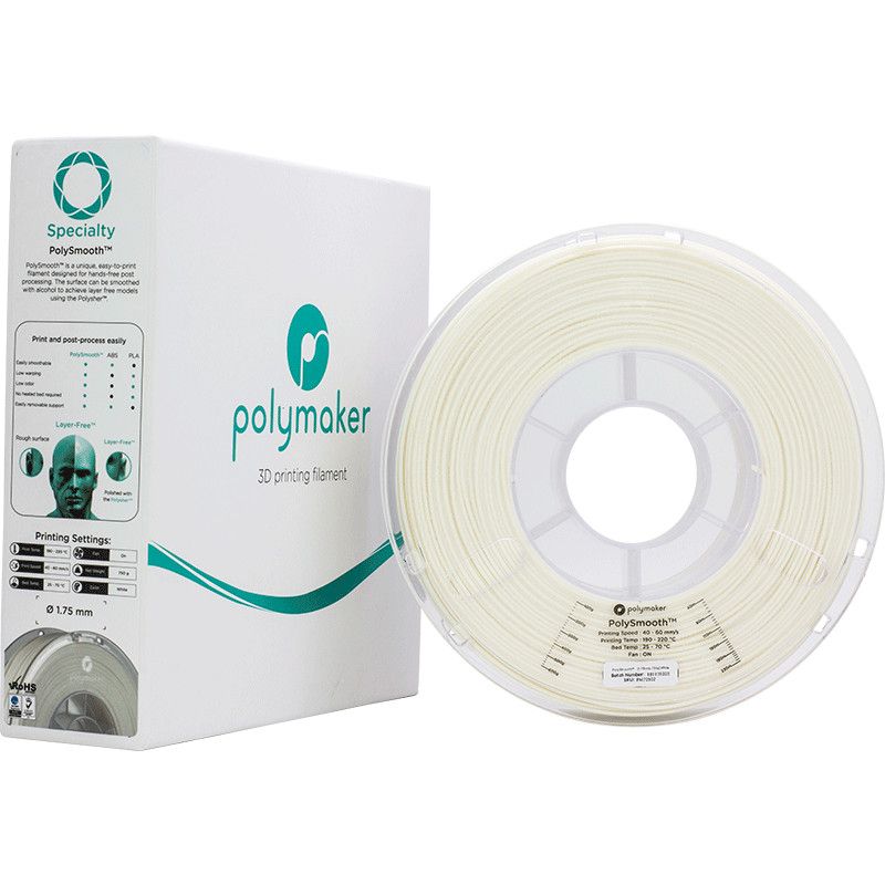 PolySmooth Blanc - 2.85mm - 750 g (5) PolySmooth Blanc - 2.85mm - 750 g (5)