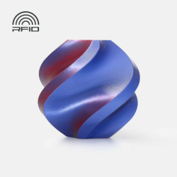 PLA Silk Dual Color Midnight Blaze (Blue-Red) Bambu Lab - 1.75 mm - 1 kg