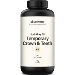 Resin SprintRay EU Tijdelijke Kroon & Tanden A2 - 1kg
