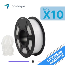 Pack x10 ecoPETG Wit Forshape - 1,75 mm - 10 kg