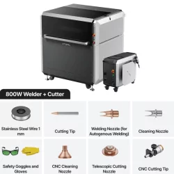 xTool MetalFab 800W Laserlassen en CNC-snijden