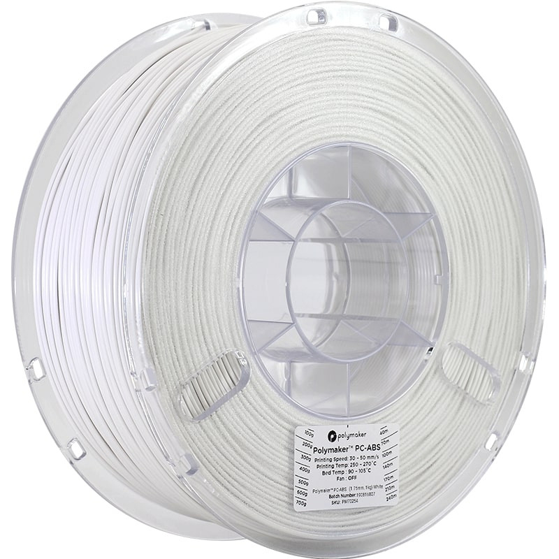 PC-ABS Blanc - 1.75mm - 1 kg PC-ABS Blanc - 1.75mm - 1 kg