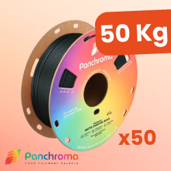 Pack x50 Panchroma™ PLA Matte Charcoal Black - 1.75mm - 50kg