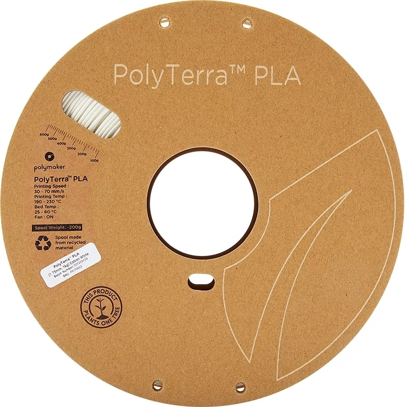 PolyTerra_PLA_Blanc coton_1.75mm_2 PolyTerra_PLA_Blanc coton_1.75mm_2