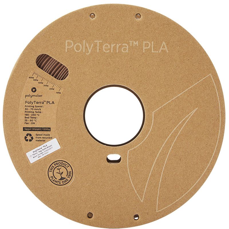 PolyTerra PLA Brun Terre (Earth Brown) - 1.75mm - 1 kg PolyTerra PLA Brun Terre (Earth Brown) - 1.75mm - 1 kg