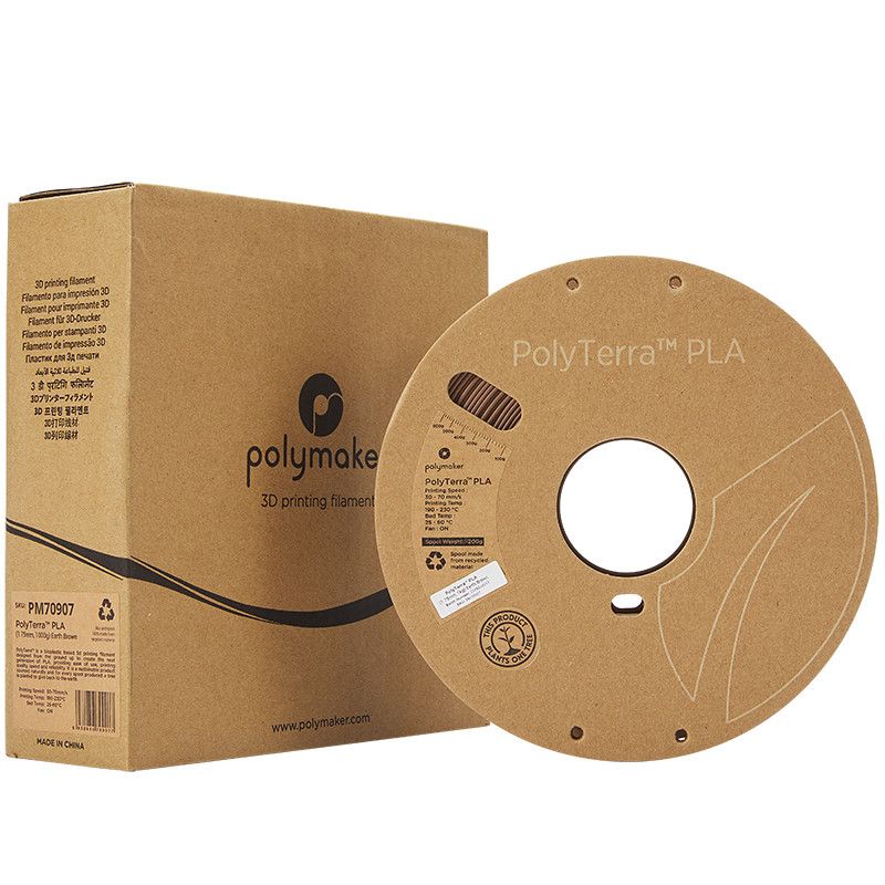 PolyTerra PLA Brun Terre (Earth Brown) - 1.75mm - 1 kg PolyTerra PLA Brun Terre (Earth Brown) - 1.75mm - 1 kg