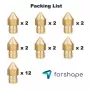 Lot de 24 Buses Laiton MK8 Forshape (2 x 0.2mm, 2 x 0.3mm, 12 x 0.4mm, 2 x 0.5mm, 2 x 0.6mm, 2 x 0.8mm, 2 x 1.0mm) Lot de 24 Buses Laiton MK8 Forshape (2 x 0.2mm, 2 x 0.3mm, 12 x 0.4mm, 2 x 0.5mm, 2 x 0.6mm, 2 x 0.8mm, 2 x 1.0mm)