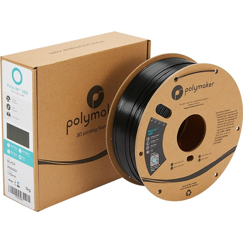 Packaging - PolyLite ABS Noir - 1.75mm - 1 kg Packaging - PolyLite ABS Noir - 1.75mm - 1 kg