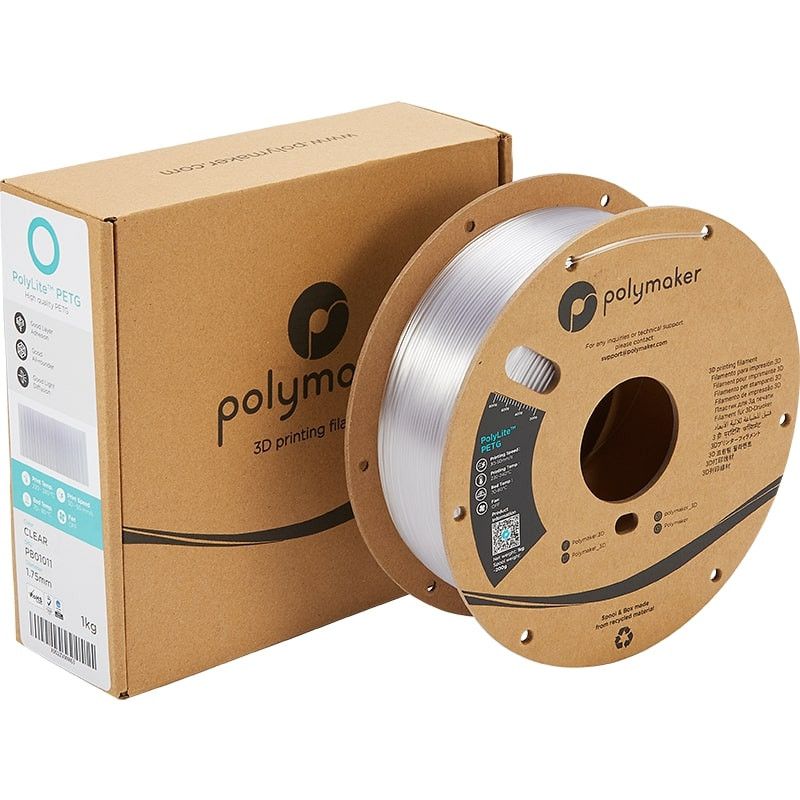 Emballage PETG Transparent - 2.85mm - 1 kg Emballage PETG Transparent - 2.85mm - 1 kg