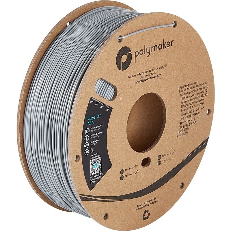 Fil 3D ASA Gris - 1.75mm - 1 kg Fil 3D ASA Gris - 1.75mm - 1 kg
