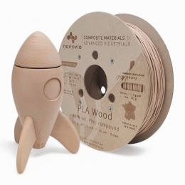 Nanovia - PLA Hout: dennen-composiet 45% - 1,75mm - 500 g