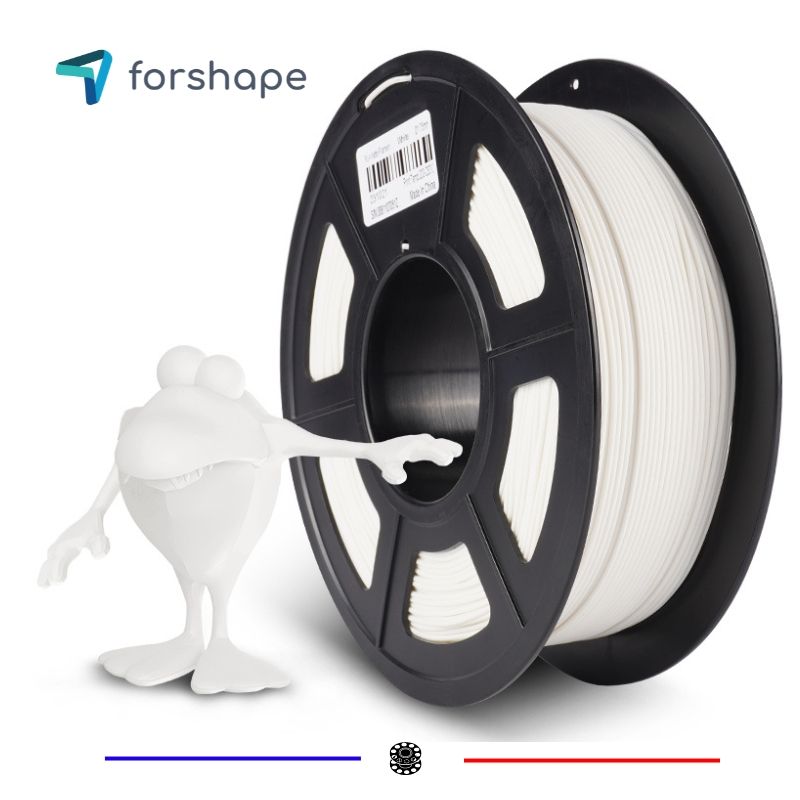 ecoPLA Mat Blanc Forshape - 1.75mm - 1 kg ecoPLA Mat Blanc Forshape - 1.75mm - 1 kg