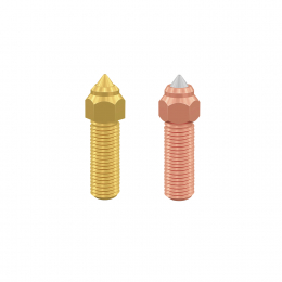 Set nozzles (messing en versterkt) voor Creality K1 & K1 Max