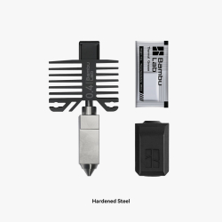 Hotend met 0,4 mm gehardstalen nozzle voor Bambu Lab X1 / P1-serie