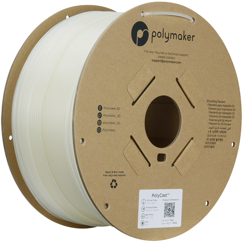 PolyCast Naturel - 2.85mm - 3 kg PolyCast Naturel - 2.85mm - 3 kg
