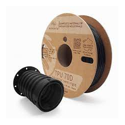 Nanovia TPU 70D Zwart - 1,75 mm - 500g