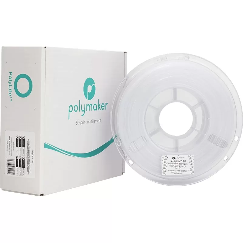 PolyLite PC Transparent - 2.85mm - 1 kg (5) PolyLite PC Transparent - 2.85mm - 1 kg (5)
