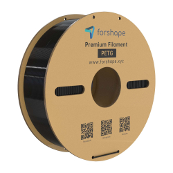 PETG Zwart Forshape Premium – 1.75mm – 1Kg