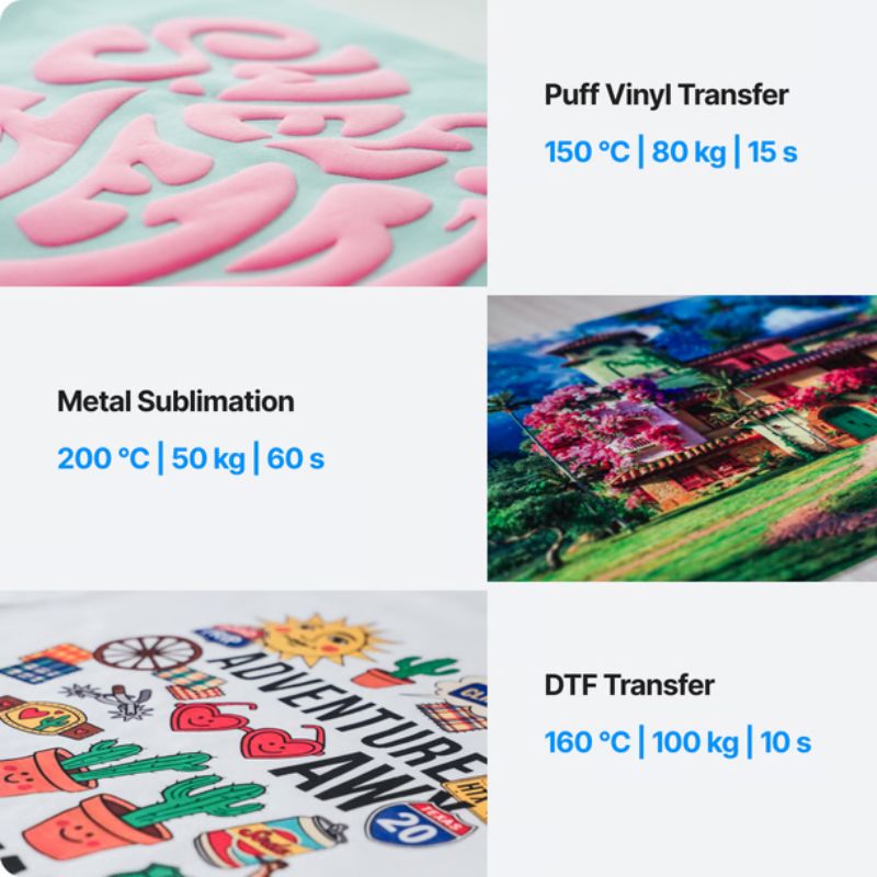 Creatieve toepassingen xTool WonderPress All-in-One Bundle