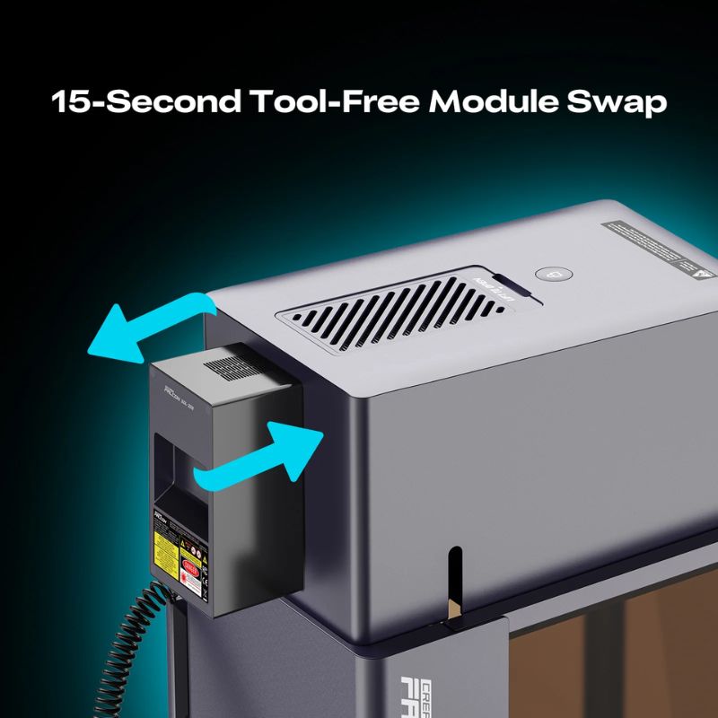 Snelle vervanging Falcon T1 20W fibermodule