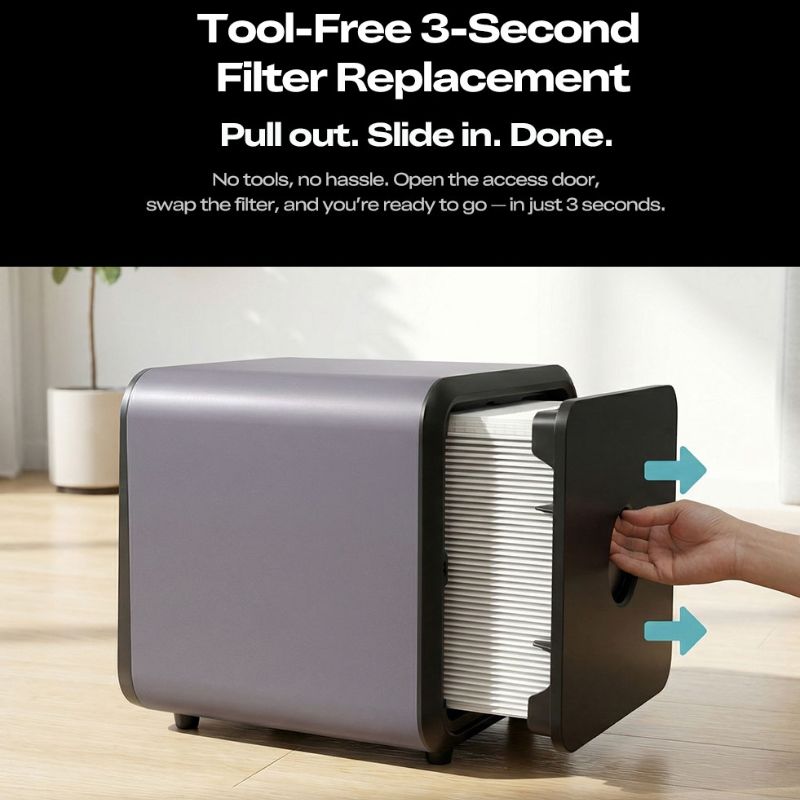 Falcon AP1 mini Creality snelle filtervervanging 3 seconden