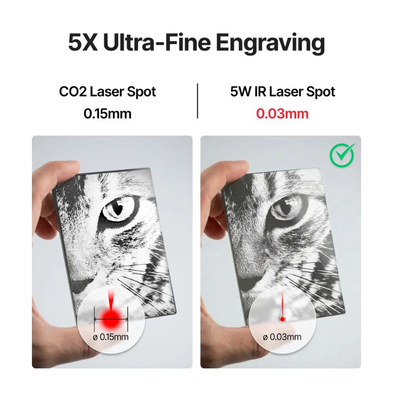 5W infrarood lasermodule xTool P3