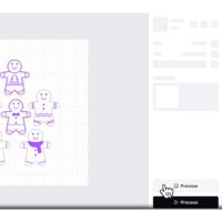 Voorbeeld vóór het starten met xTool Studio