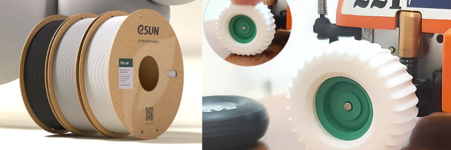 eSun TPU‑LW Filament Wit