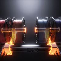 Anycubic Kobra X Combo 4-spool houder