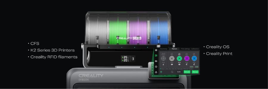 Multicolor printen met de Creality K2 Pro Combo
