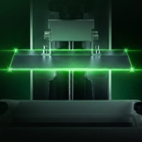 Af fabriek voorgesteld printplatform van de Creality HALOT-X1 Neo-resinprinter