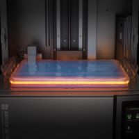 Elegoo Jupiter 2 hars vat verwarming 30 graden