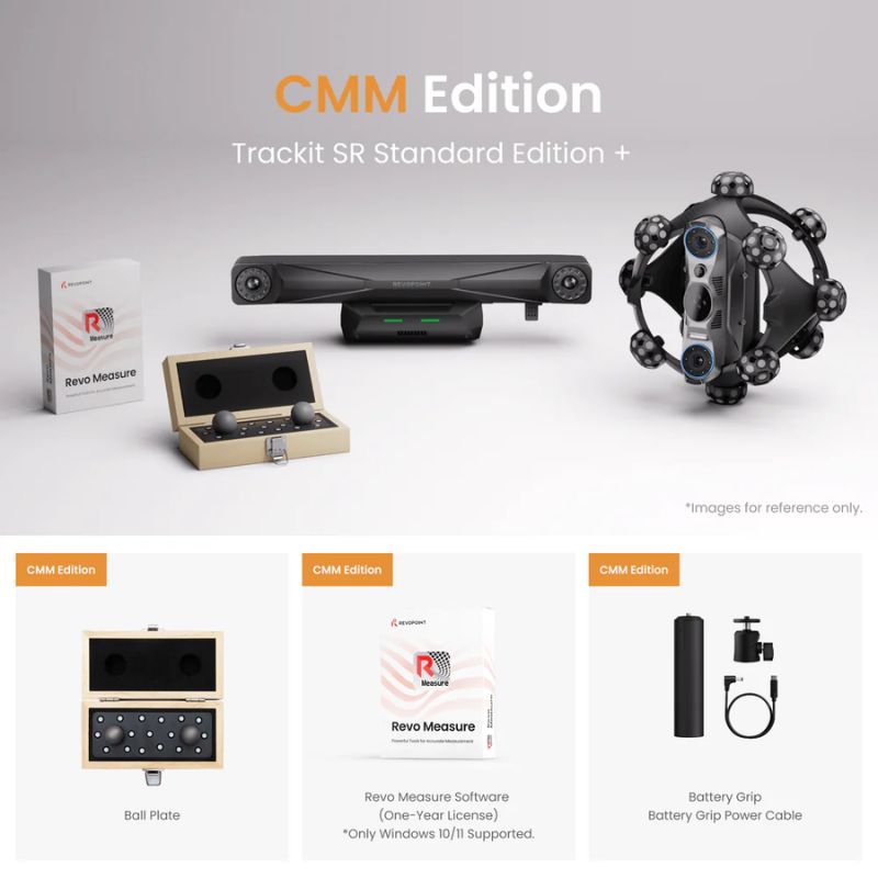 CMM-modus van de Revopoint Trackit SR
