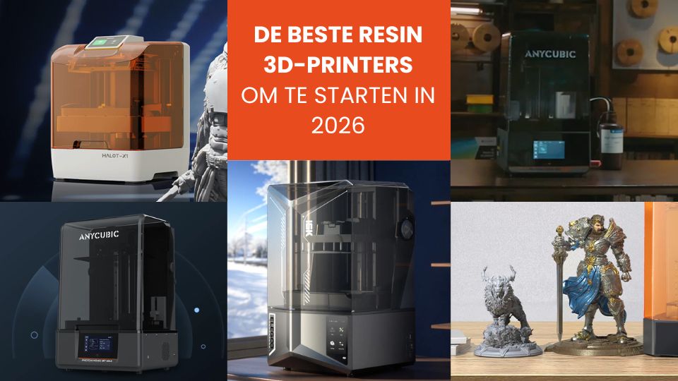 De beste resin 3D-printers om te starten in 2026